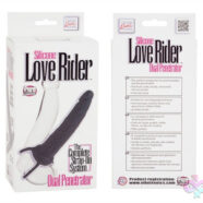 CalExotics Sex Toys - Silicone Love Rider Dual Penetrator - Black