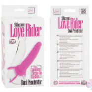 CalExotics Sex Toys - Silicone Love Rider Dual Penetrator - Pink