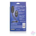 CalExotics Sex Toys - Silicone Remote Rechargeable Egg - Black