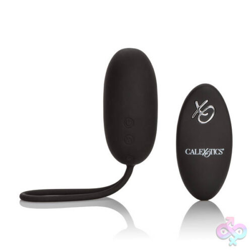 CalExotics Sex Toys - Silicone Remote Rechargeable Egg - Black