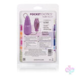 CalExotics Sex Toys - Silicone Slims Vibrating Nubby Bullet - Purple