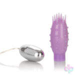 CalExotics Sex Toys - Silicone Slims Vibrating Nubby Bullet - Purple