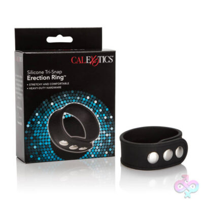 CalExotics Sex Toys - Silicone Tri-Snap Erection Ring
