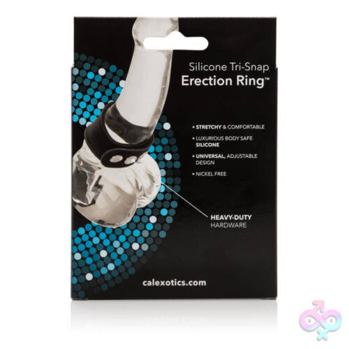 CalExotics Sex Toys - Silicone Tri-Snap Erection Ring