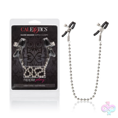 Calexotics Sex Toys - Silver Beaded Nipple Clamps