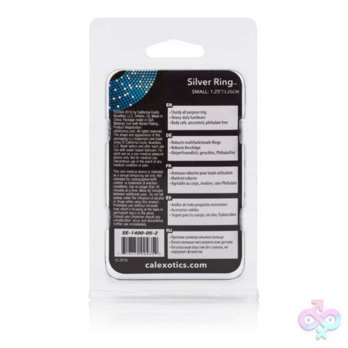CalExotics Sex Toys - Silver Ring - Small