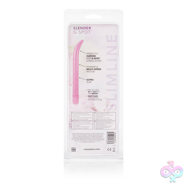 Slender G-Spot 7 Inches Massager - Pink CalExotics Sex Toys - Slender G-Spot 7 Inches Massager - Pink