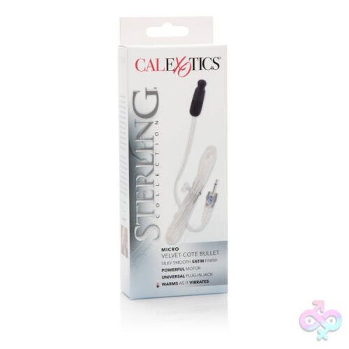 Calexotics Sex Toys - Sterling Collection Micro Velvet-Cote Bullet