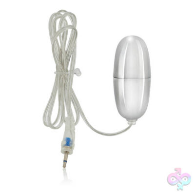 Sterling Collection Silver Bullet by CalExotics — sleek silver wired bullet vibrator for clitoral stimulation