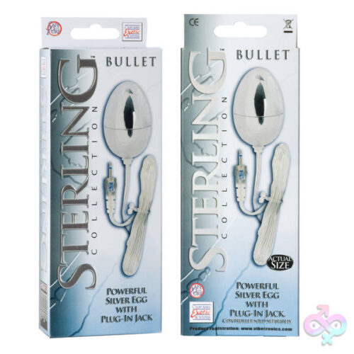 CalExotics Sex Toys - Sterling Collection Silver Egg