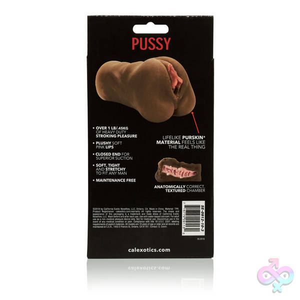 Stroke It Pussy - Brown CalExotics Sex Toys - Stroke It Pussy - Brown