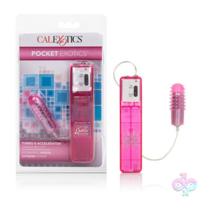 CalExotics Sex Toys - Turbo 8 Accelerator Bullet - Pink