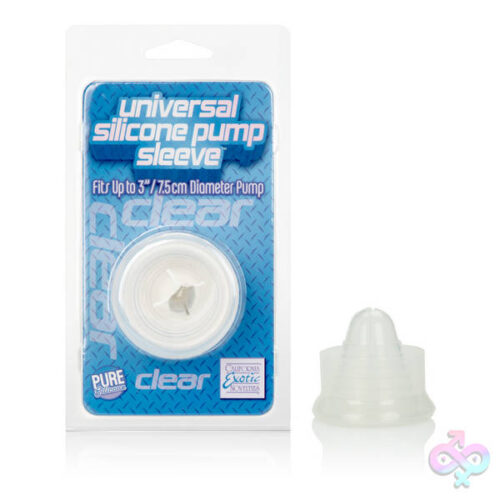 CalExotics Sex Toys - Universal Silicone Pump Sleeve - Clear