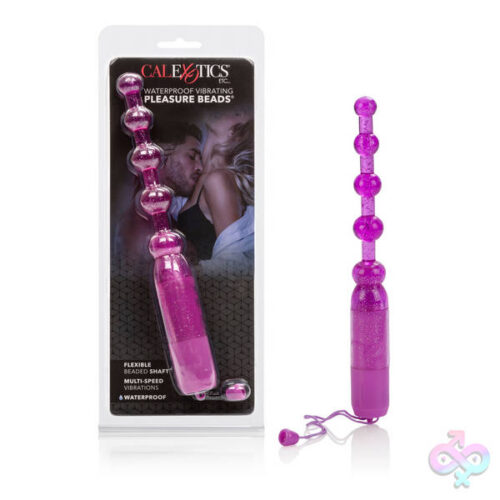 CalExotics Sex Toys - Vibrating Pleasure Beads - Purple