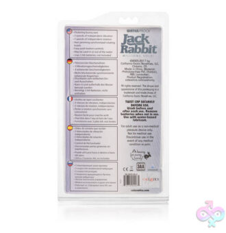 CalExotics Sex Toys - Waterproof Jack Rabbit Clear Float Beads - Clear