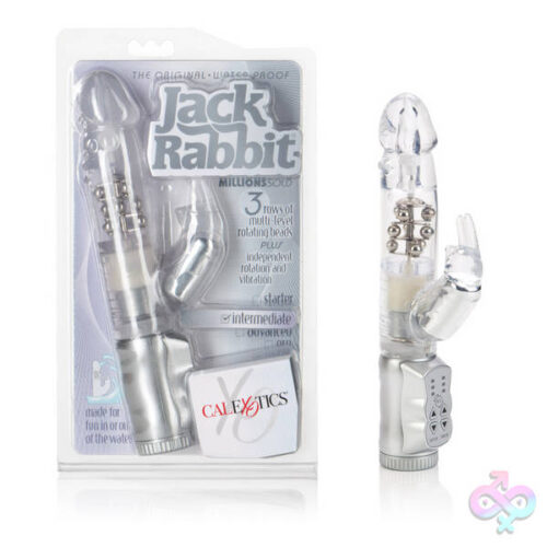 CalExotics Sex Toys - Waterproof Jack Rabbit Clear Float Beads - Clear