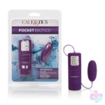 CalExotics Sex Toys - Waterproof Pocket Exotics Waterproof  Bullet - Purple