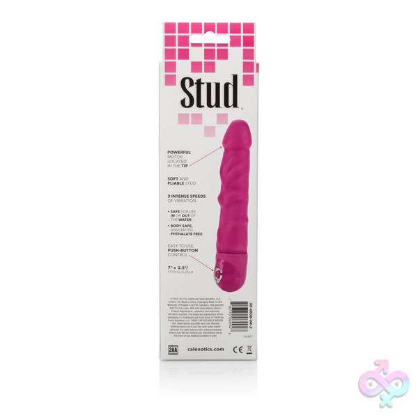 Waterproof Power Stud Rod Dong - Pink CalExotics Sex Toys - Waterproof Power Stud Rod Dong - Pink