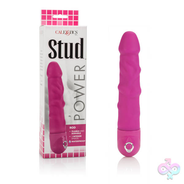 Waterproof Power Stud Rod Dong - Pink CalExotics Sex Toys - Waterproof Power Stud Rod Dong - Pink