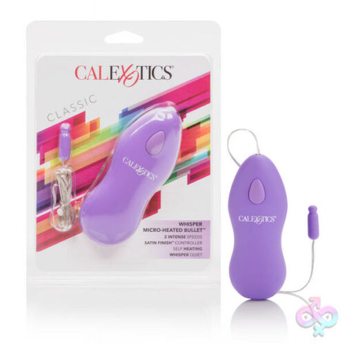 CalExotics Sex Toys - Whisper Micro Heated Bullet - Purple