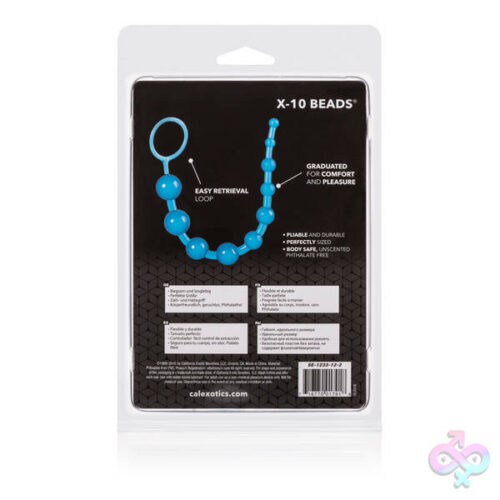 CalExotics Sex Toys - X-10 Beads - Blue