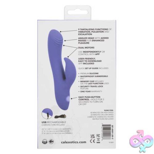 Calexotics Connect Dual Stimulator - Periwinkle - Image 2