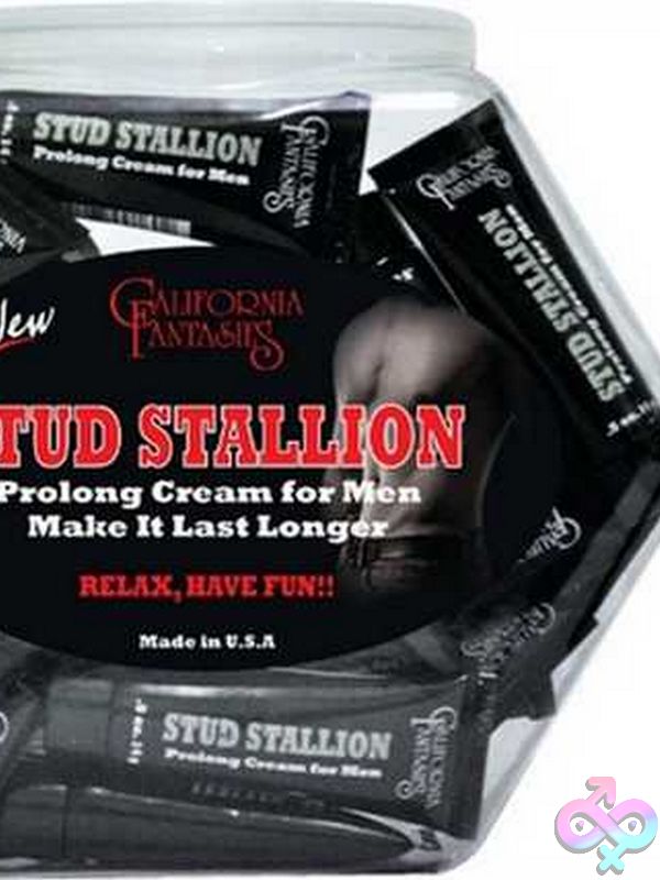Discreet-Toys-California-Fantasies-Stud-Stallion-36-Count-Bowl-0-5-Oz-Tubes-Cf-Stu-10D Stud Stallion -36 Count Bowl - 0.5 Oz. Tubes - Image 1