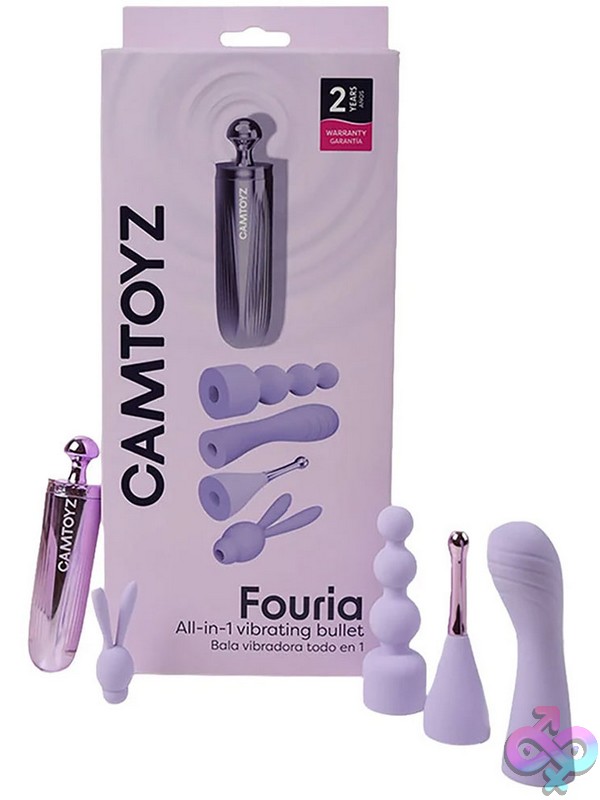 Discreet-Toys-Camtoyz-All-In-One-Vibrating-Bullet-Fouria-Nu-Ct-Jvb-1130-Fouria Vibrating Bullet Silicone Camtoyz Fouria All-In-One Vibrating Bullet By Camtoyz