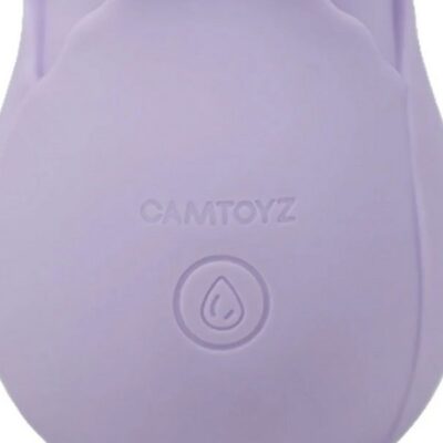 pulsating rose stimulator Camtoyz Tap Rose in gray silicone