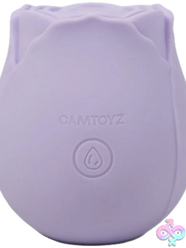 Discreet-Toys-Camtoyz-Pulsation-Stimulator-Tap-Rose-Nu-Ct-Jvb-1131-Taprose Pulsating Rose Stimulator Camtoyz Tap Rose In Gray Silicone