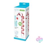 Candy Cane Dream 7.5" Glass Dildo
