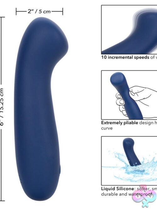 Cashmere Satin G Wand Massager – Blue - Image 3