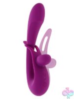 Cha Cha Slide Adjustable Dual Vibrator in Purple - Image 2