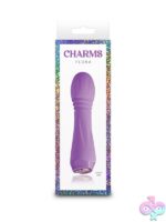 Charms Flora compact clitoral vibrator in violet silicone by Ns Novelties
