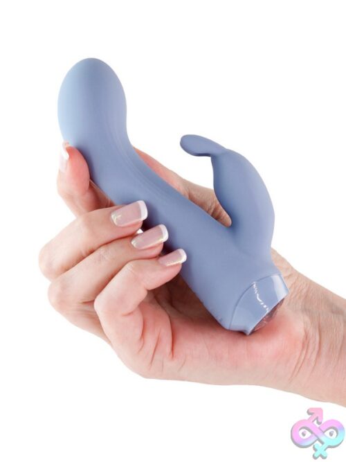 Charms Ivy Mini Rabbit Vibrator – Blue - Image 3