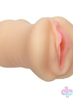 textured stroker men CalExotics Cheap Thrills The Car Hop beige tpe masturbator
