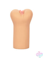 Cheap Thrills The Flight Attendant pocket pussy stroker by CalExotics — beige Pure Skin sleeve
