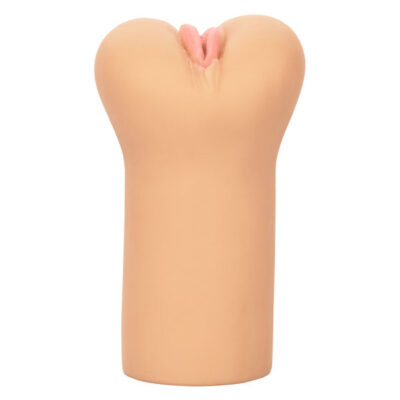Cheap Thrills The Flight Attendant pocket pussy stroker by CalExotics — beige Pure Skin sleeve