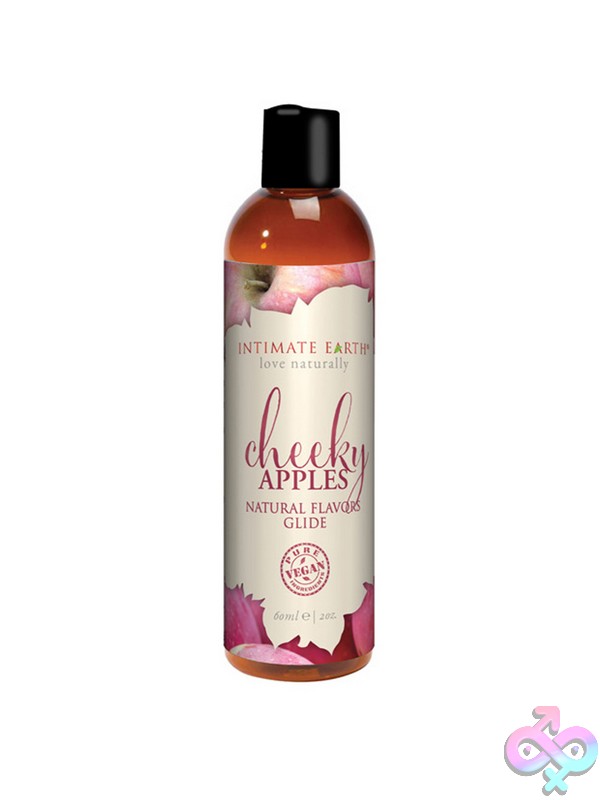 Discreet-Toys-Cheeky-Apples-Natural-Flavors-Glide-60-Ml-Nu-Ie041-60 Cheeky Apples Natural Flavors Glide 60Ml Red Bottle By Intimate Earth