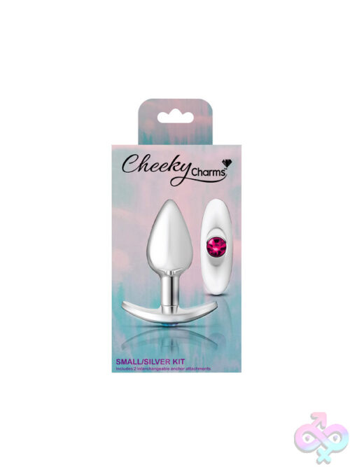 Silver-pink Metal Butt Plug Set - Image 8