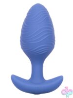 Cheeky Vibrating Glow-In-The-Dark Large Butt Plug – Blue - Image 2