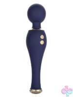 Chic Poppy Mini Wand Vibrator in Blue - Image 2