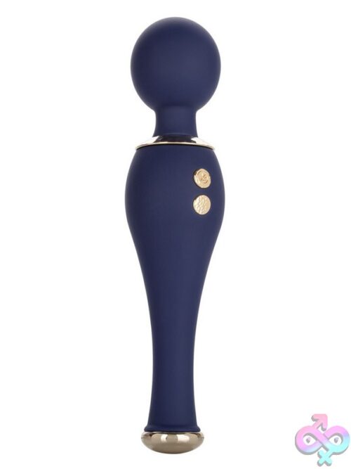 Chic Poppy Mini Wand Vibrator In Blue - Image 2