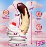 Chocolate Dipped Banana Split Premium Silicone Dildo - Image 3