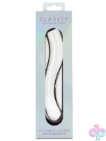 Celestial Curve double-ended curved clear borosilicate glass dildo by Creative Conceptions