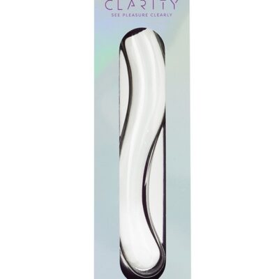 Celestial Curve double-ended curved clear borosilicate glass dildo by Creative Conceptions