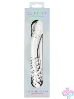 Clear double-ended borosilicate glass dildo Celestial Desire by Creative Conceptions