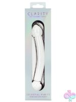 Clear double-ended borosilicate glass dildo Celestial Purity by Creative Conceptions
