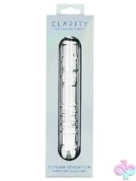 Clear double-ended borosilicate glass dildo Elysian Sensation by Creative Conceptions
