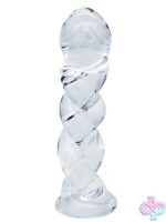 Clarity Glass Dildo Seraphic Braid – Clear - Image 2